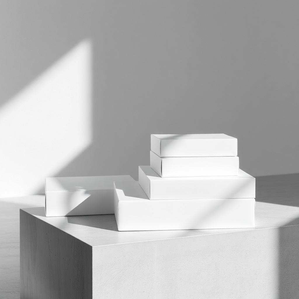 Stacked homewares product packaging